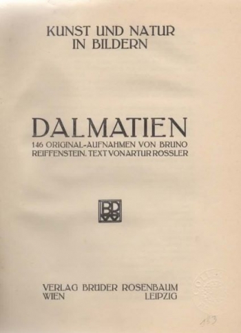 Rössler Artur: Dalmatien